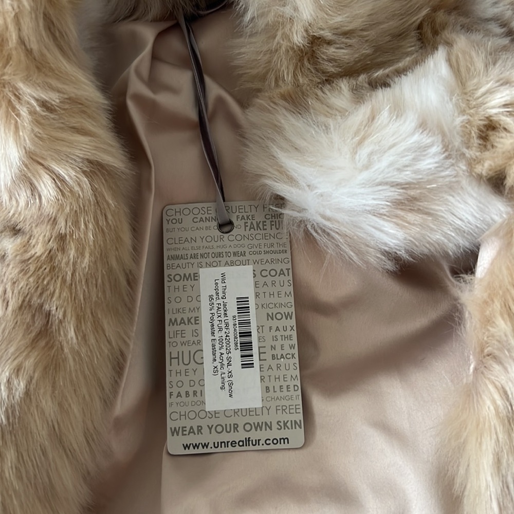 Unreal Fur Tan Faux Fur Jacket - Picture 4 of 4